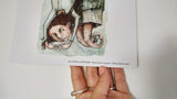 Leg Wheel and Jew Harp - calendar cut