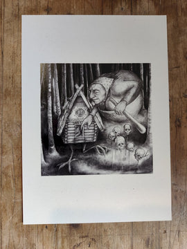 Baba Yaga (black and white)